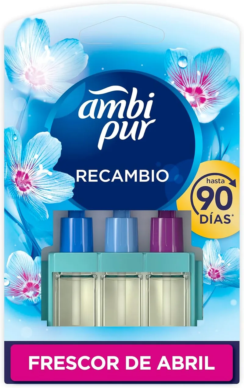 AMBIPUR ▫️ Ambi Pur 3Volution Recarga para Ambientador Elétrico Lenor Frescor da Primavera 20 ml