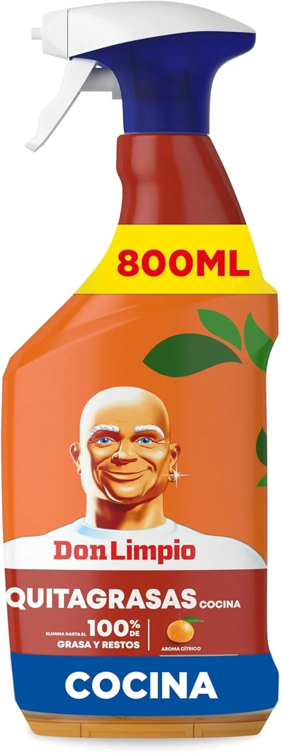 DON LIMPIO ▫️ Kitchen Citrus Degreaser Spray 800 ml Remove até 100% da gordura queimada e da sujidade