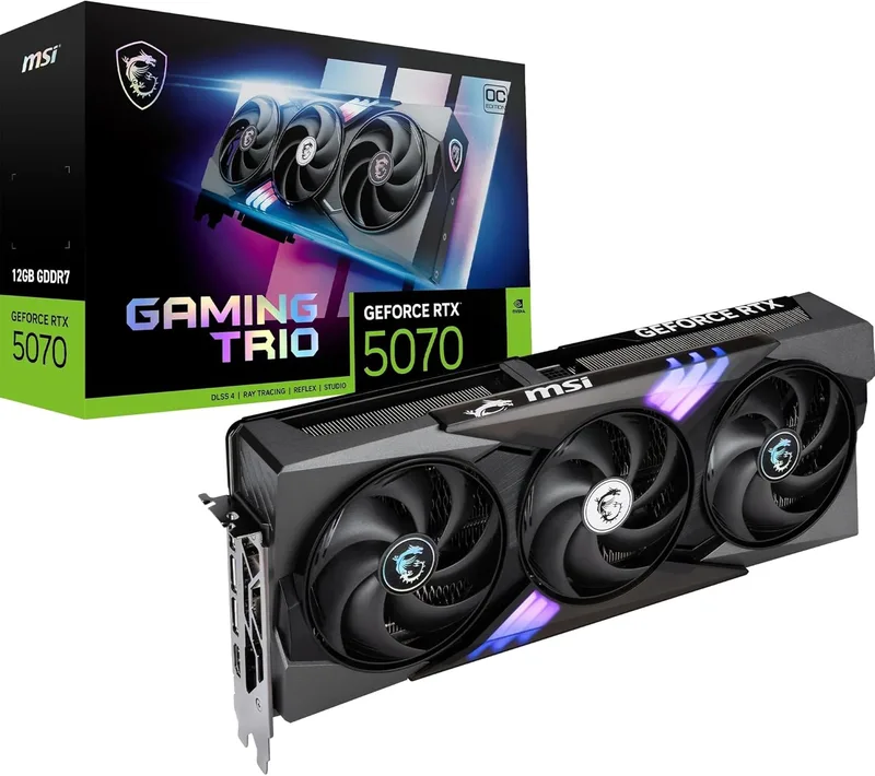 MSI ▫️ GeForce RTX 5070 12G Gaming Trio OC