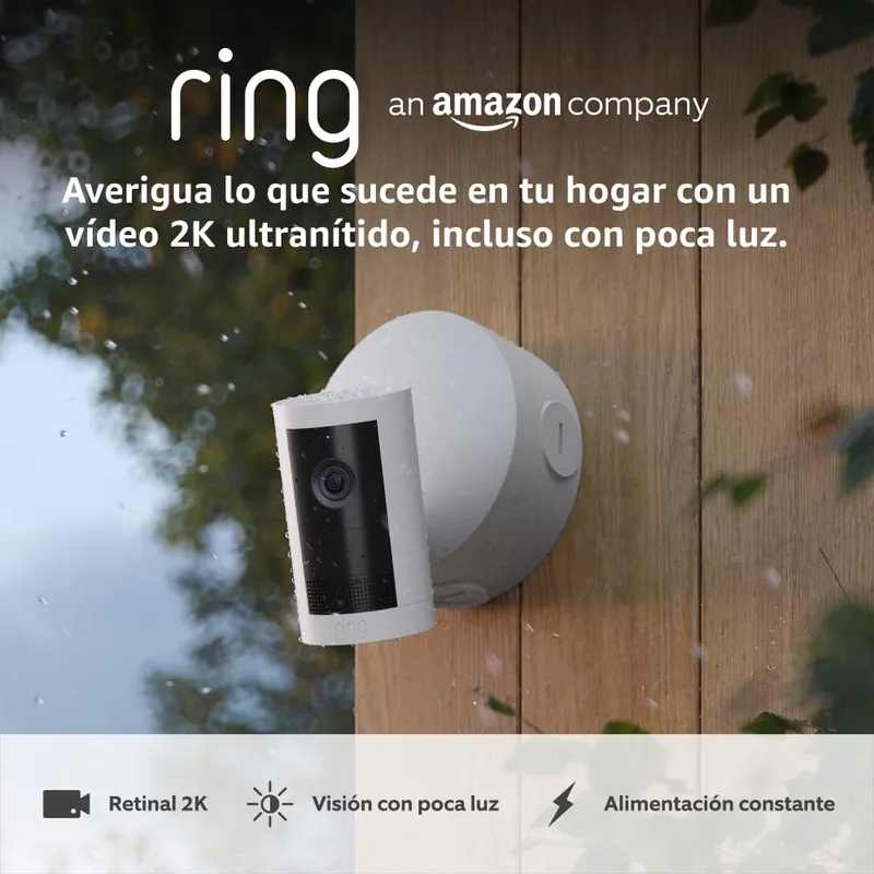 Visite a Loja Ring ▫️ Ring | Câmara de exterior Plus Power-Over-Ethernet (última geração) | Vídeo 2K de ângulo amplo | Alimentação constante | Teste gratuito de 30 dias do plano de subscrição Ring | Teste gratuito do plano de subscrição Ring