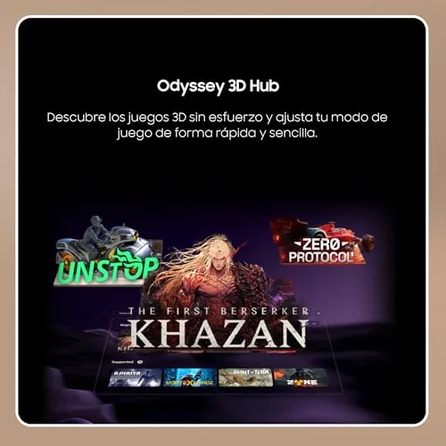 Samsung ▫️ Monitor de jogos Odyssey G9 G90XF 4K de 27 polegadas com 165 Hz e 3D Experience 4