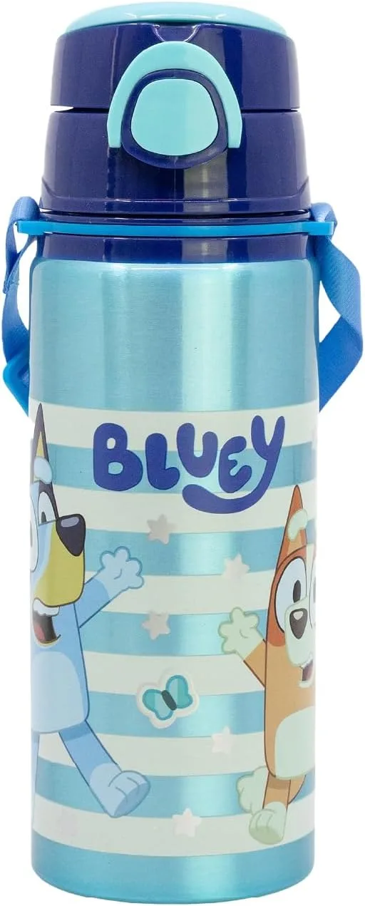 Stor ▫️ GARRAFA POP-UP DE ALUMÍNIO COM ALÇA 730 ML BLUEY