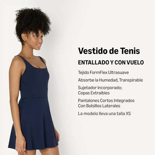 Amazon Essentials ▫️ Vestido de ténis desportivo FormFlex comprido e macio, para mulher 4