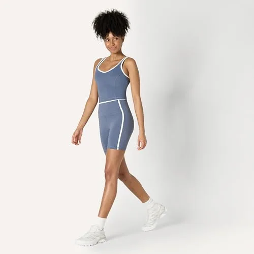 Amazon Essentials ▫️ Calções Desportivos FormFlex para ioga e ciclismo, suaves, de cintura alta, para mulher 5