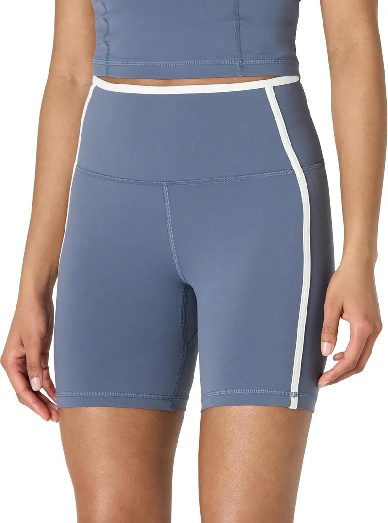 Amazon Essentials ▫️ Calções Desportivos FormFlex para ioga e ciclismo, suaves, de cintura alta, para mulher