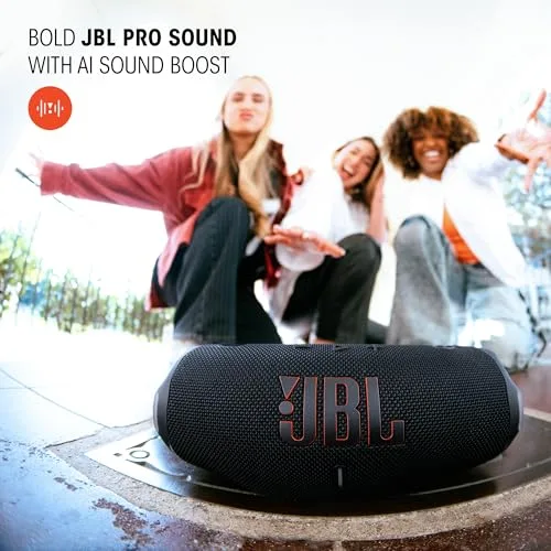 JBL ▫️ Charge 6, Altifalante Bluetooth portátil sem fios, Branco 4