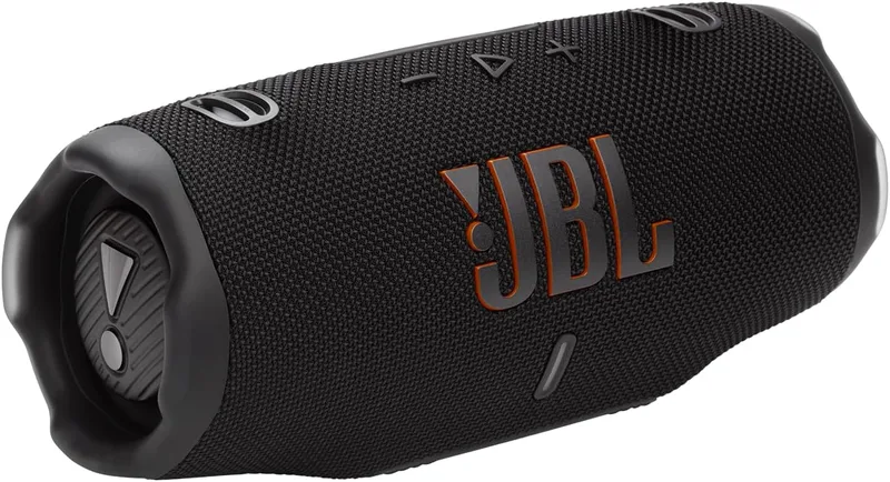JBL ▫️ Charge 6, coluna Bluetooth portátil sem fios, autonomia de 28h, IP68 à prova de água, à prova de pó, à prova de queda, som Pro com AI Sound Boost, compatível com Auracast, preto