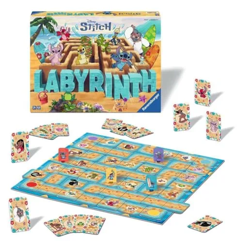 Ravensburger ▫️ Labyrinth Stitch, Jogo para 2 a 4 jogadores, a partir dos 7 anos 3
