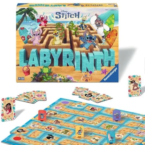 Ravensburger ▫️ Labyrinth Stitch, Jogo para 2 a 4 jogadores, a partir dos 7 anos 4