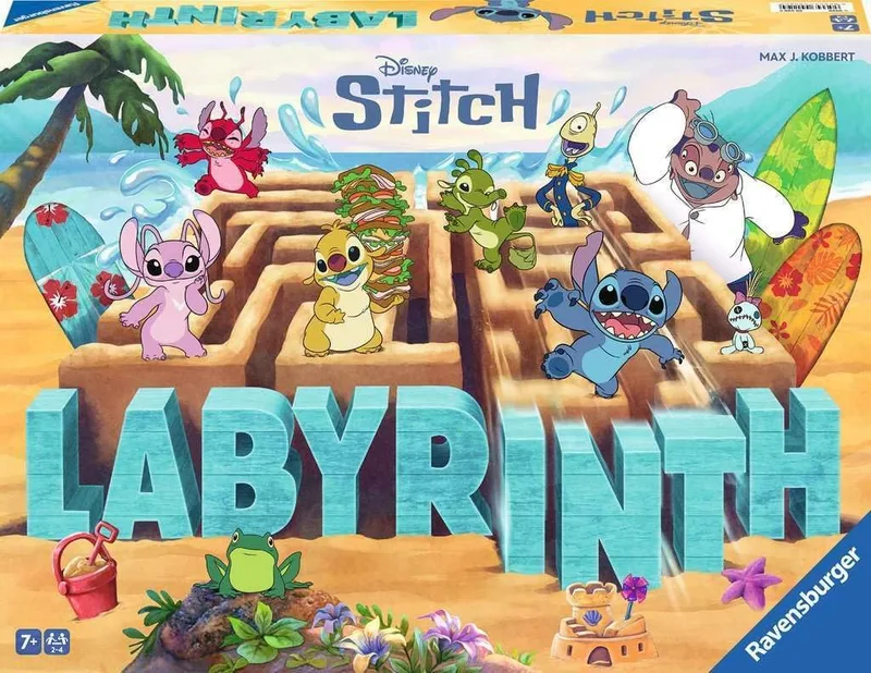 Ravensburger ▫️ Labyrinth Stitch, Jogo para 2 a 4 jogadores, a partir dos 7 anos