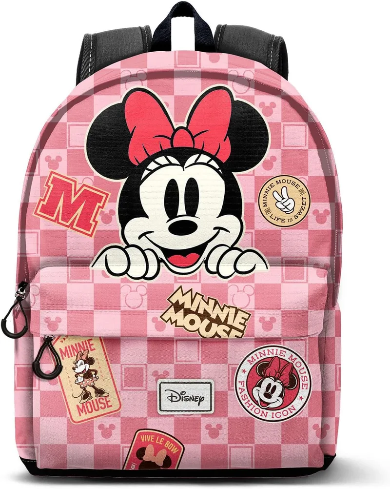 Disney ▫️ Minnie Mouse Mochila de viagem HS FAN 2.2, cor-de-rosa, 31 x 44 cm, capacidade 24 L