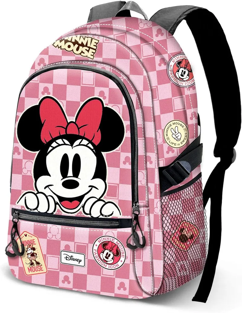 Disney ▫️ Mochila Minnie Mouse Journey-Fight FAN 2.2, Rosa, 31 x 44 cm, Capacidade de 24 L