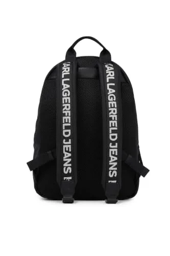 KARL LAGERFELD JEANS ▫️ Mochila Essential em nylon para homem, preta, tamanho único 5