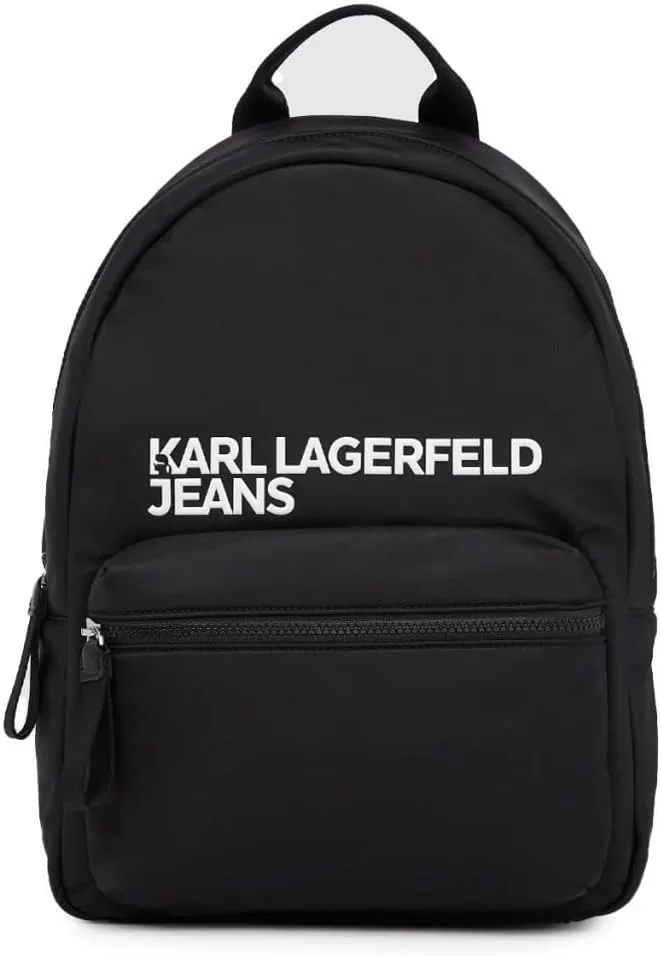 KARL LAGERFELD JEANS ▫️ Mochila Essential em nylon para homem, preta, tamanho único
