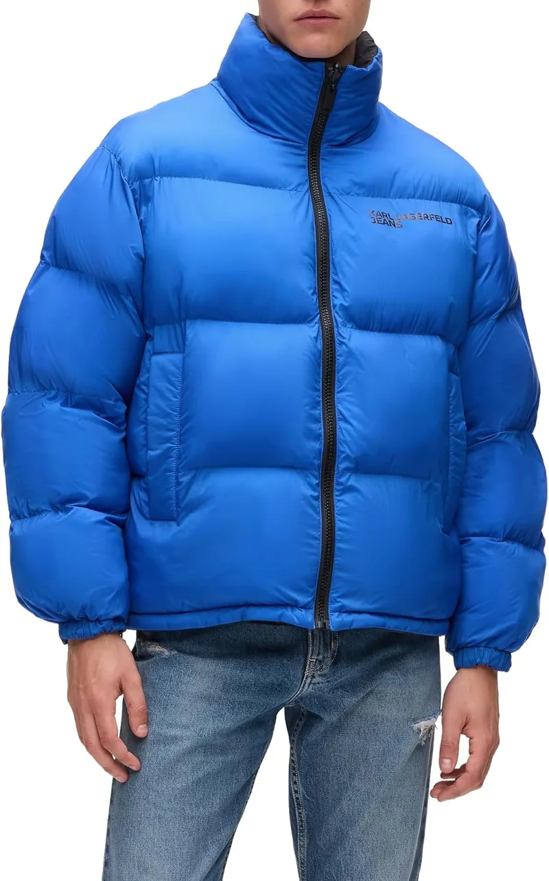 KARL LAGERFELD JEANS ▫️ Klj Reversible Puffer Reversível, ajuste regular Homem