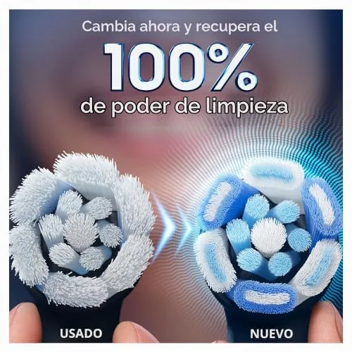 Oral-B ▫️ Cabeças de escova de substituição da Série iO Ultimate Clean Black, cabeças redondas originais, cerdas CrissCross, remoção de placa bacteriana, 3 6