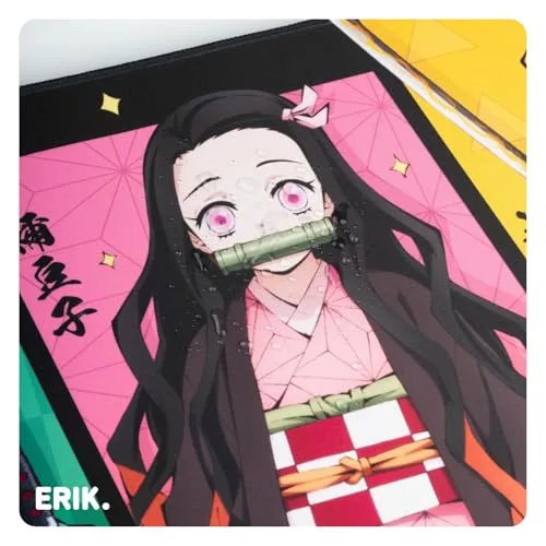 Grupo Erik ▫️ Demon Slayer Tapete de Secretária - Tapete de rato XXL 5