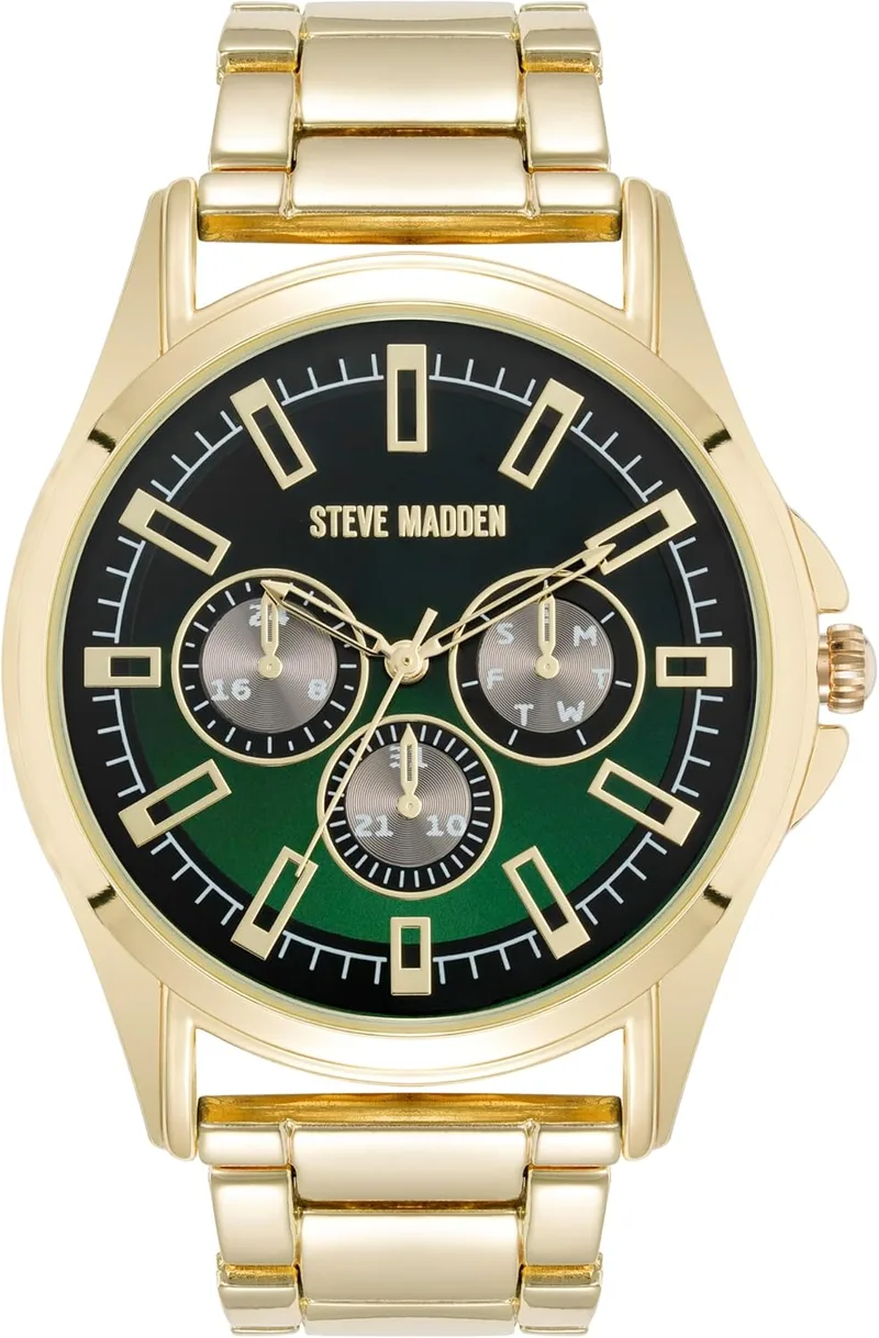 Steve Madden ▫️ Relógio para homem com bracelete