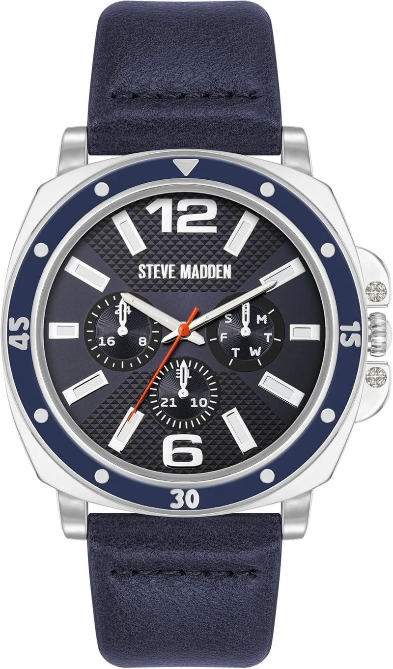 Steve Madden ▫️ Relógio para homem com bracelete