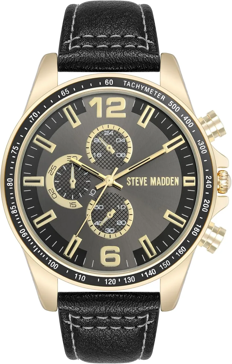 Steve Madden ▫️ Relógio para homem com bracelete