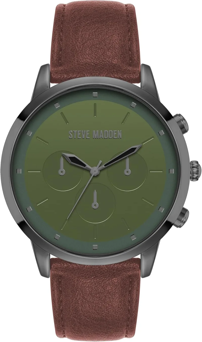 Steve Madden ▫️ Relógio para homem com bracelete