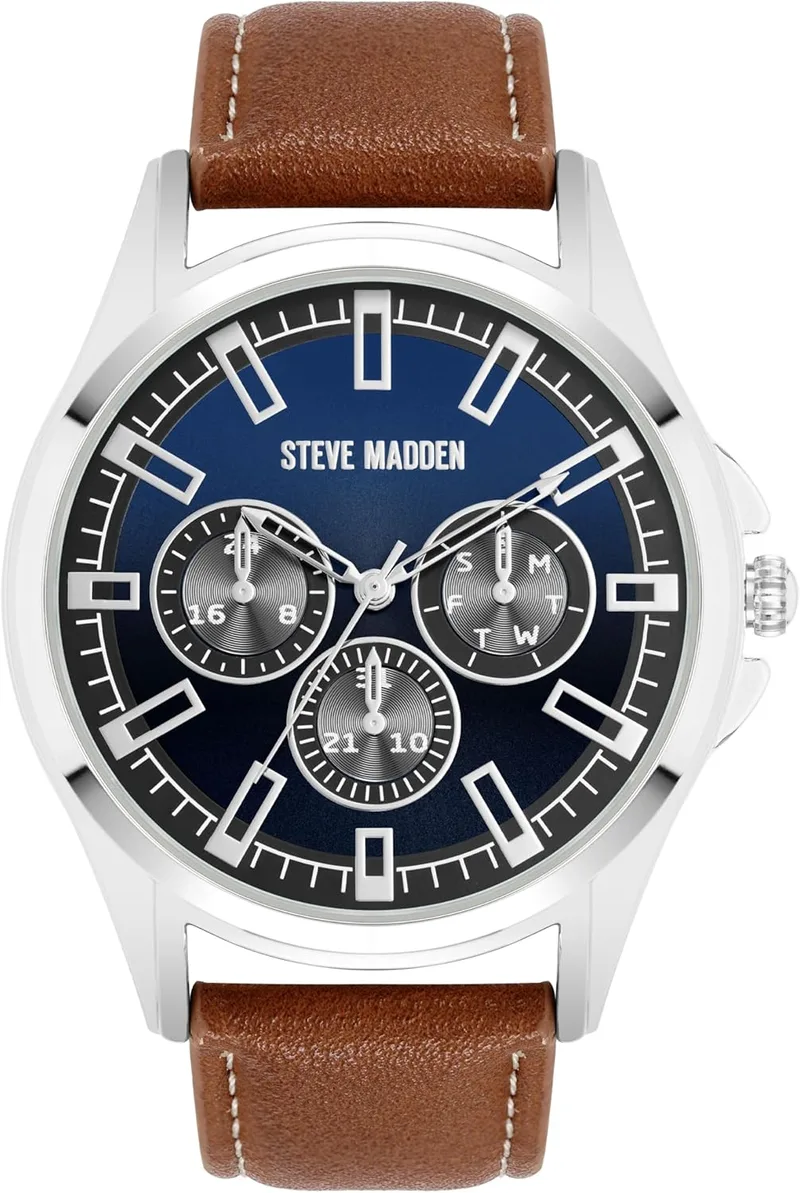 Steve Madden ▫️ Relógio para homem com bracelete