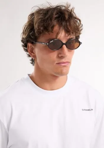 D.Franklin ▫️ Óculos de sol unissexo com lentes de proteção UV - Modelo «Ultra Light Ellipse» - Redondos - Para homem e mulher - Óculos de sol 4
