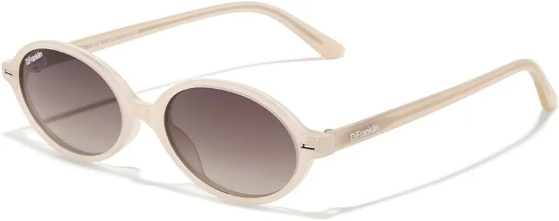 D.Franklin ▫️ Óculos de sol unissexo com lentes de proteção UV - Modelo «Ultra Light Ellipse» - Oval - Para homem e mulher - Óculos de sol