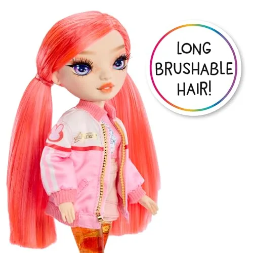 RAINBOW HIGH ▫️ Sparkle & Shine Doll - Dawn - Boneca da moda de 28 cm com cabelo vermelho-coral e bolhas mágicas nas pernas, cor, estilo, brincadeira, colecionável, para crianças dos 4 aos 12 anos ou mais 4