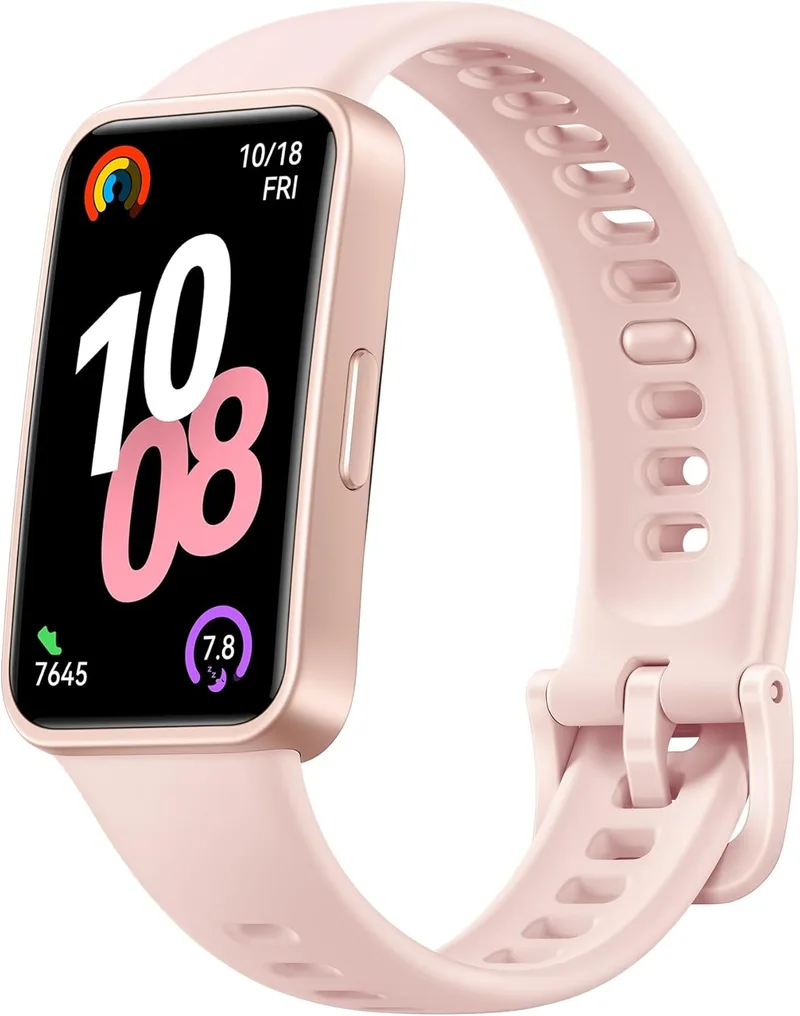 HUAWEI ▫️ Band 10 Smartwatch, Monitorização da Atividade Física com IA, Rosa