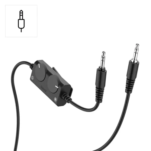 Hama ▫️ Auscultadores para TV com cabo de 6 m, arnês ajustável - Preto 5