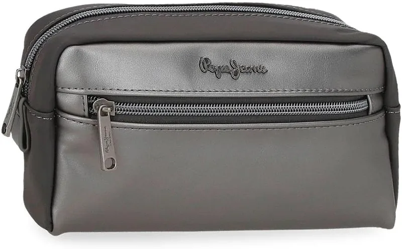 Pepe Jeans ▫️ Ruby Bolsa de higiene bege 23,5 x 11 x 7,5 cm Poliéster e PU da Joumma Bags
