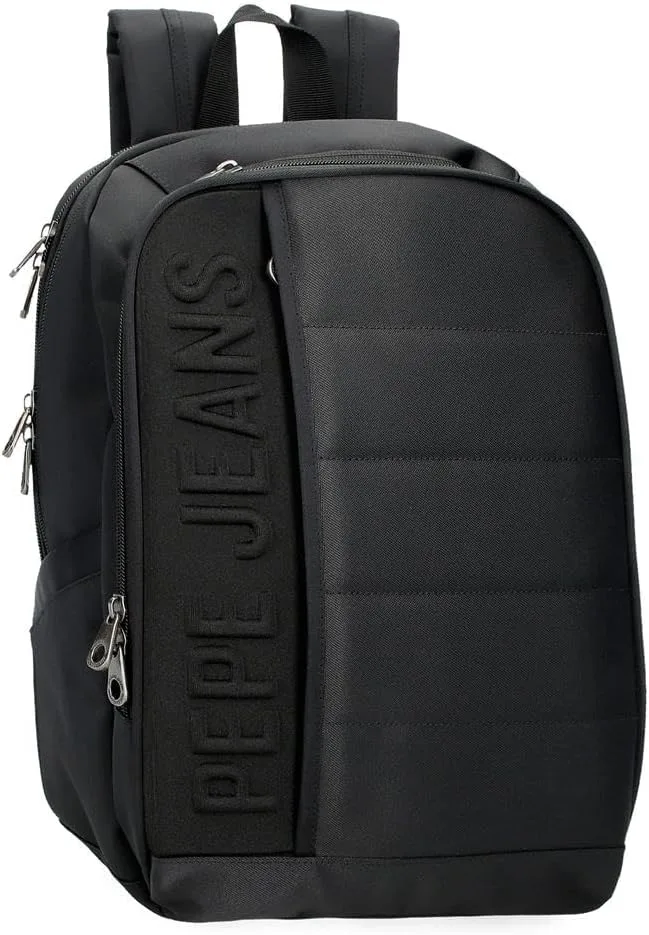 Pepe Jeans ▫️ Mochila para computador portátil Ancor, fabricada em poliéster, com alças largas, ergonómicas e almofadadas que se adaptam perfeitamente às costas, da Joumma Bags