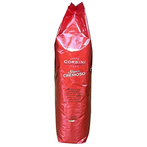 CAFFÈ CORSINI 1950 ▫️ Caffè Corsini - Conjunto de café em grão para expresso, para tomar em casa como no café, sabor intenso, 2 x 1 kg, total do conjunto: 2 kg 2