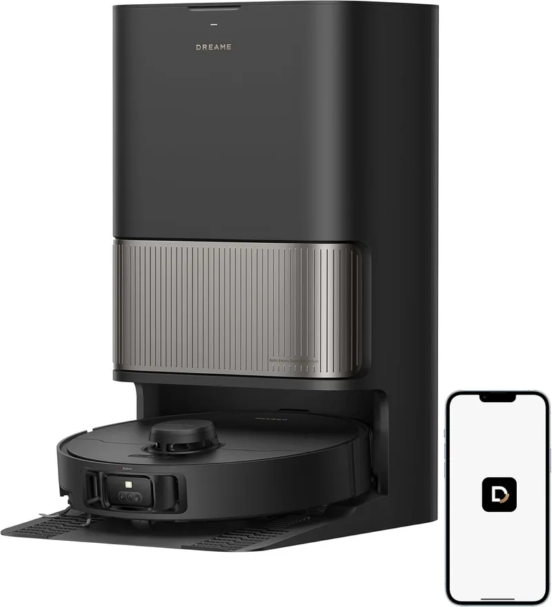 Aspirador Robot DREAME L40s Pro Ultra, 19.000 Pa, escova dupla HyperStream, acesso a 4 cm de altura, escova lateral extensível e elevável, limpeza com água quente a 75 °C, auto-limpeza 3.0