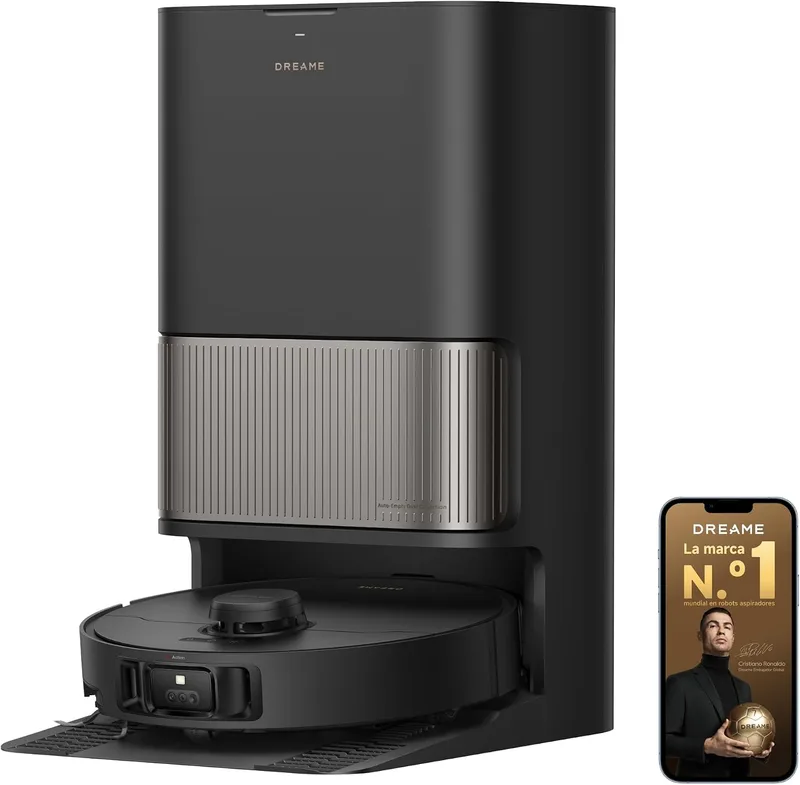 dreame ▫️ Robô aspirador L40s Pro Ultra, sucção de 19 000 Pa, esfregona extensível | DuoBrush anti-emaranhamento HyperStream, ultrapassa obstáculos de 4 cm, autolimpeza da esfregona a 75 °C, escova lateral extensível e elevável