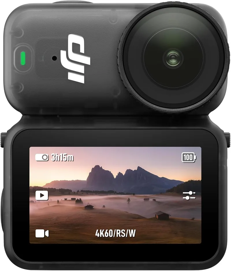 DJI ▫️ Osmo Nano Standard Pack (128 GB) - Pequena câmara de vlogging 4K com sensor de 1/1,3 polegadas, vídeo com campo de visão amplo de 143°, câmara POV magnética para desporto e vlogging