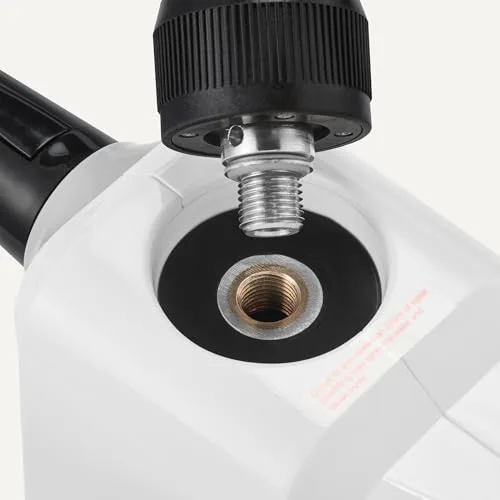 Amazon Basics ▫️ Limpador a vapor portátil para uso doméstico com 9 acessórios, jato de vapor potente de 1000 W, depósito de 250 ml, branco 3