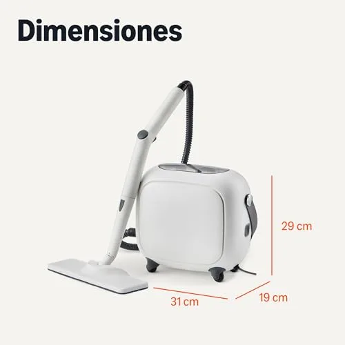 Amazon Basics ▫️ Limpador a Vapor Multiusos com 22 acessórios, depósito de 1,5 L, 1500 W, branco 5