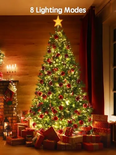 ARKOCHIC ▫️ 30 m de luzes de Natal para exterior, 300 luzes LED para árvore de Natal em branco quente 3