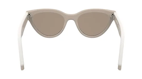 Calvin Klein ▫️ JEANS SUNGIRL CKJ25301S - Blush com lentes escuras em tom nude liso 5