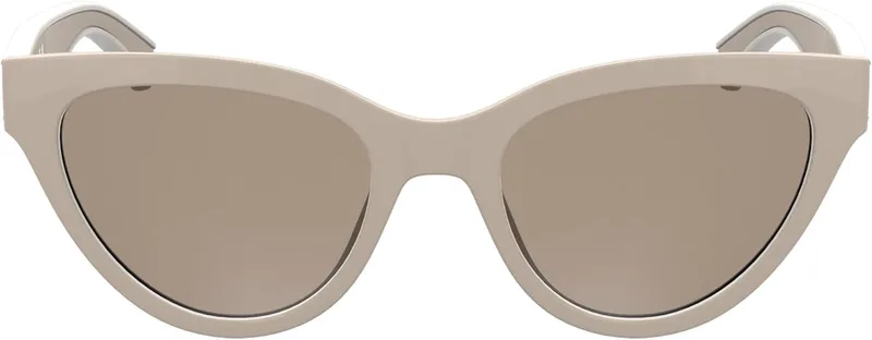 Calvin Klein ▫️ JEANS SUNGIRL CKJ25301S - Blush com lentes escuras em tom nude liso