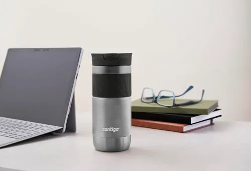 Contigo ▫️ Byron SNAPSEAL Copo Térmico, Aço Inoxidável, mantém quente durante 7 horas, 470 ml 6