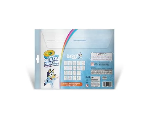 CRAYOLA ▫️ Color Wonder, kit completo com 18 páginas para colorir e 4 marcadores que não mancham, com as personagens da Bluey, atividade criativa para crianças dos 3 aos 5 anos, código 25-2903 2