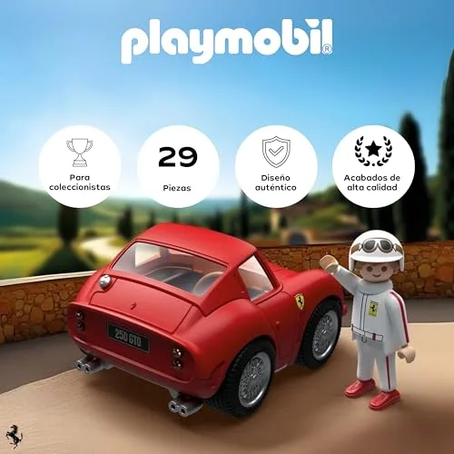 PLAYMOBIL ▫️ Collector Cars | Ferrari 250 GTO | Carro de coleção para adultos e crianças | Presente para fãs de carros e colecionadores | 71856 2