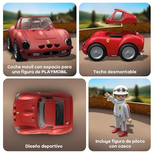 PLAYMOBIL ▫️ Collector Cars | Ferrari 250 GTO | Carro de coleção para adultos e crianças | Presente para fãs de carros e colecionadores | 71856 4