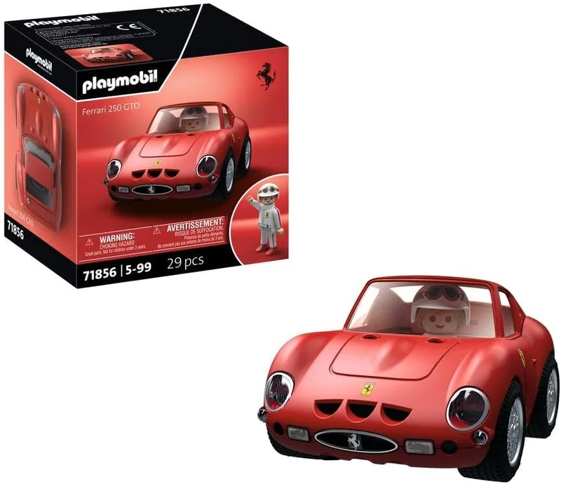 PLAYMOBIL ▫️ Collector Cars | Ferrari 250 GTO | Carro de coleção para adultos e crianças | Presente para fãs de carros e colecionadores | 71856