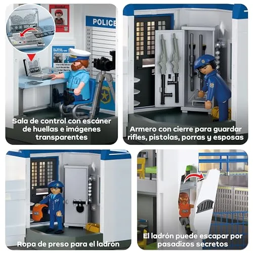 PLAYMOBIL ▫️ Action Heroes | Esquadra da Polícia | Brinquedo policial | Brinquedo de aventuras para crianças com mais de 4 anos | Estimula o jogo de representação e a criatividade | com bonecos e acessórios | 71873 4