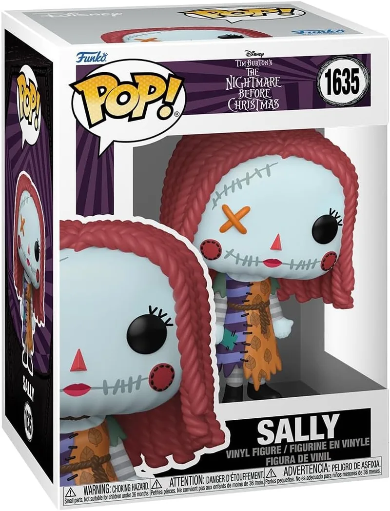 Funko ▫️ Pop! Disney: Patchwork - Sally - O Pesadelo Antes do Natal - Figura de Vinil Colecionável - Ideia para Prenda - Mercadoria Oficial - Brinquedos para Adultos e Crianças - Brinquedos para Crianças e Adultos