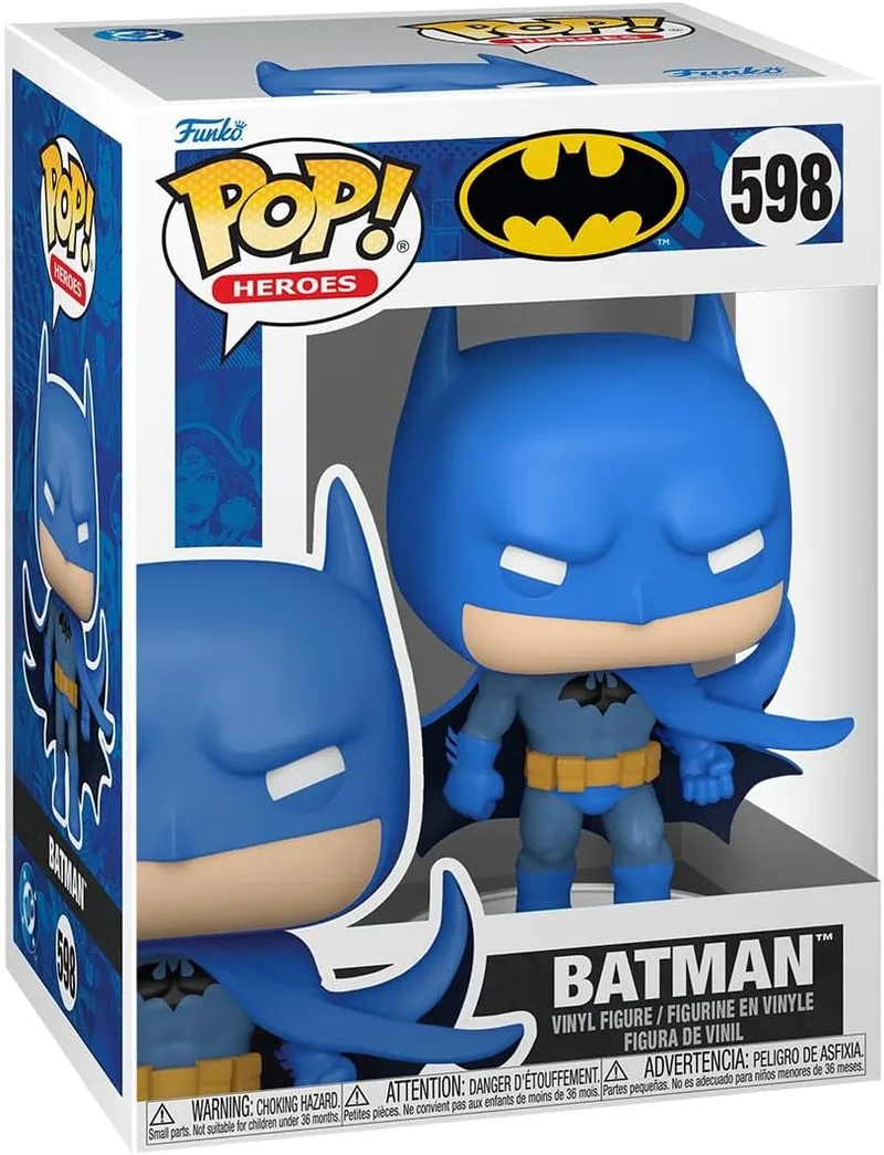 Funko ▫️ Pop! Heroes: DC - Batman - Figura de Vinil Colecionável - Ideia para Prenda - Mercadoria Oficial - Brinquedos para Crianças e Adultos - Figura de Modelo Colecionável e de Exposição